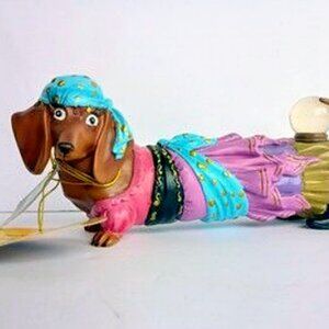 Westland diggity dachshund fortune teller = box and tags